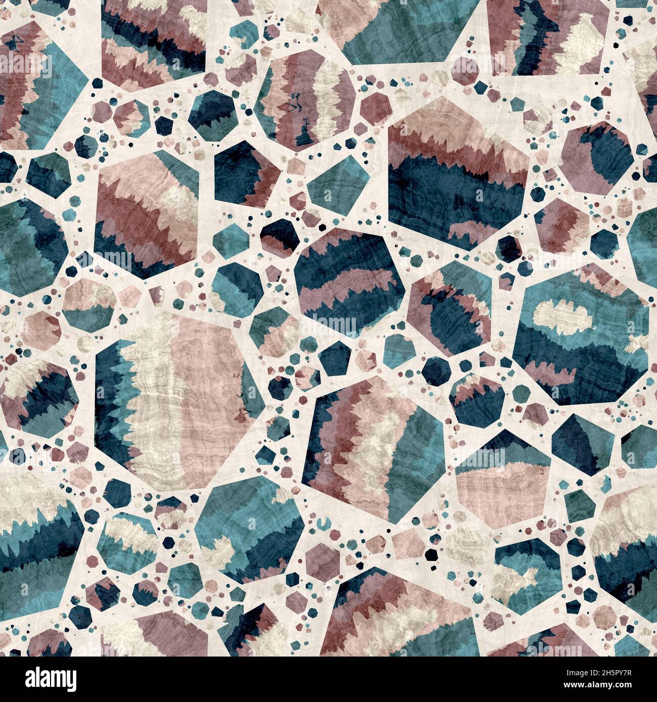 Seamless modern abstract random terrazzo pattern swatch Stock Photo - Alamy