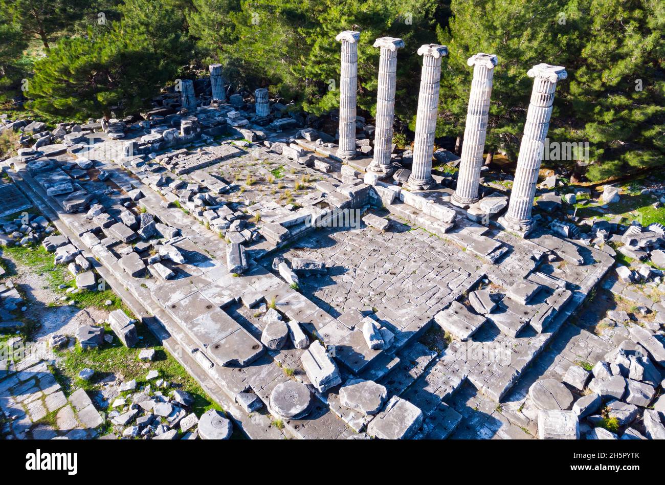 Athena top polias temple