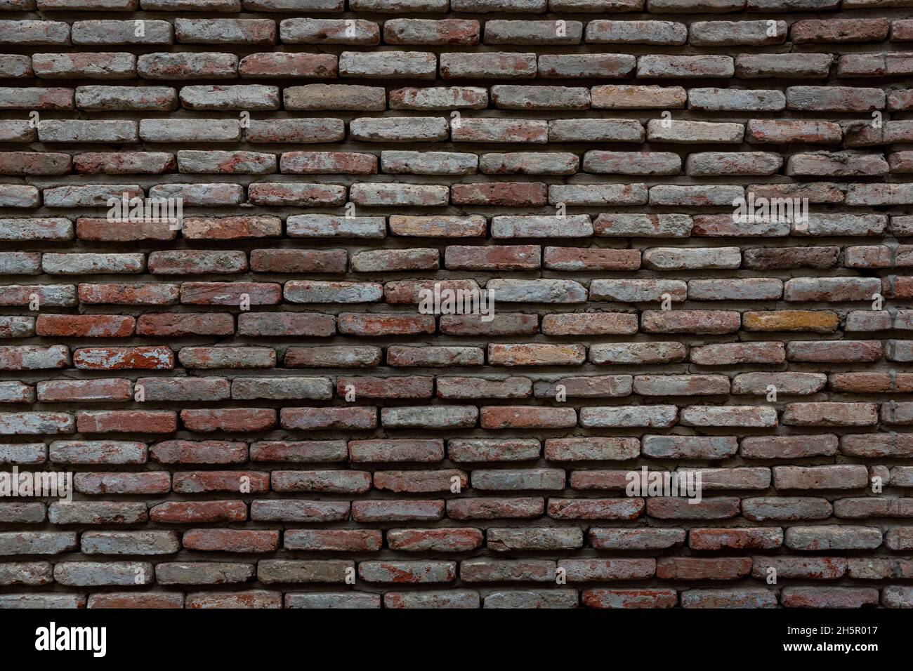 Red background of old vintage brick wall texture Stock Photo - Alamy