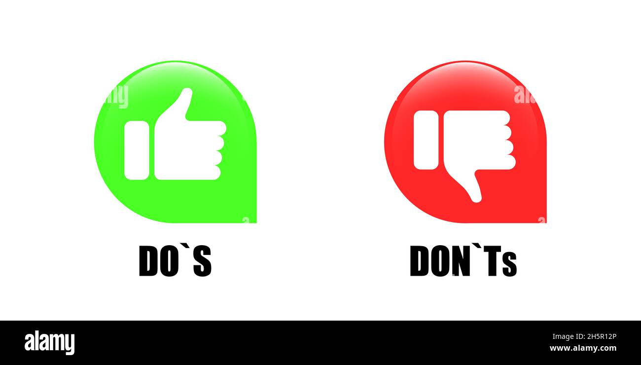 Thumb down icon against and no symbol flat Vector Image