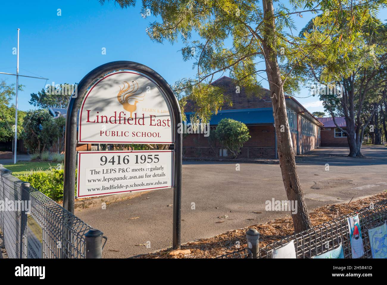 Lindfield East Public (government, primary) School founded in 1928 in the leafy north shore suburb of East Lindfield in Sydney, Australia Stock Photo