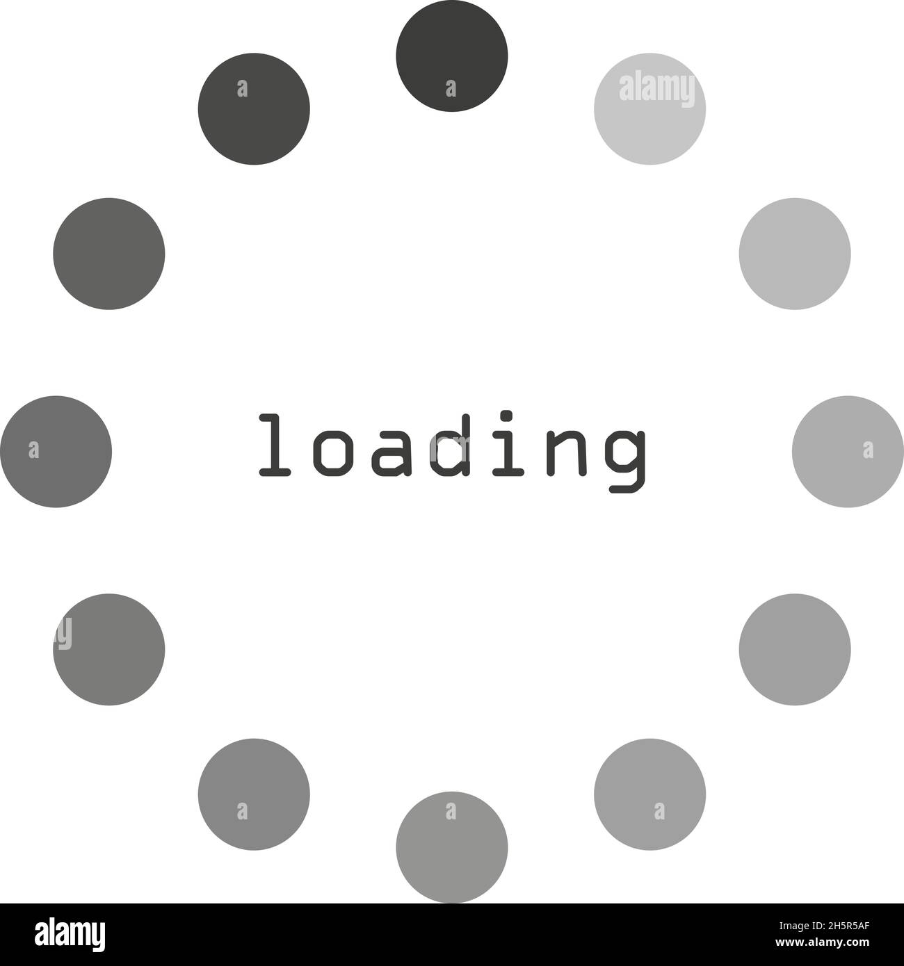 download and loading icon with text, vector illustration Stock Vector ...