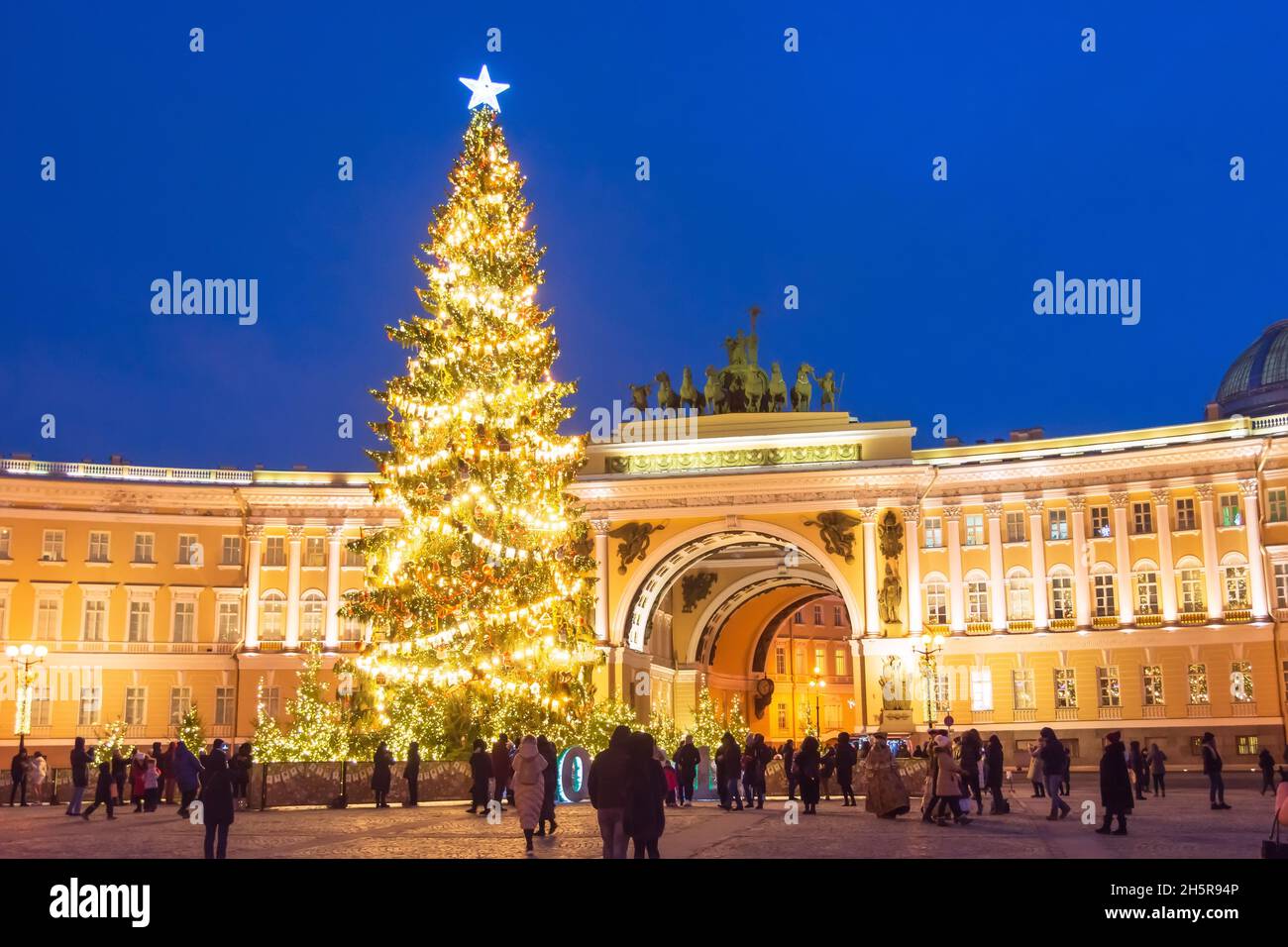 Russia st petersburg christmas tree hires stock photography and images