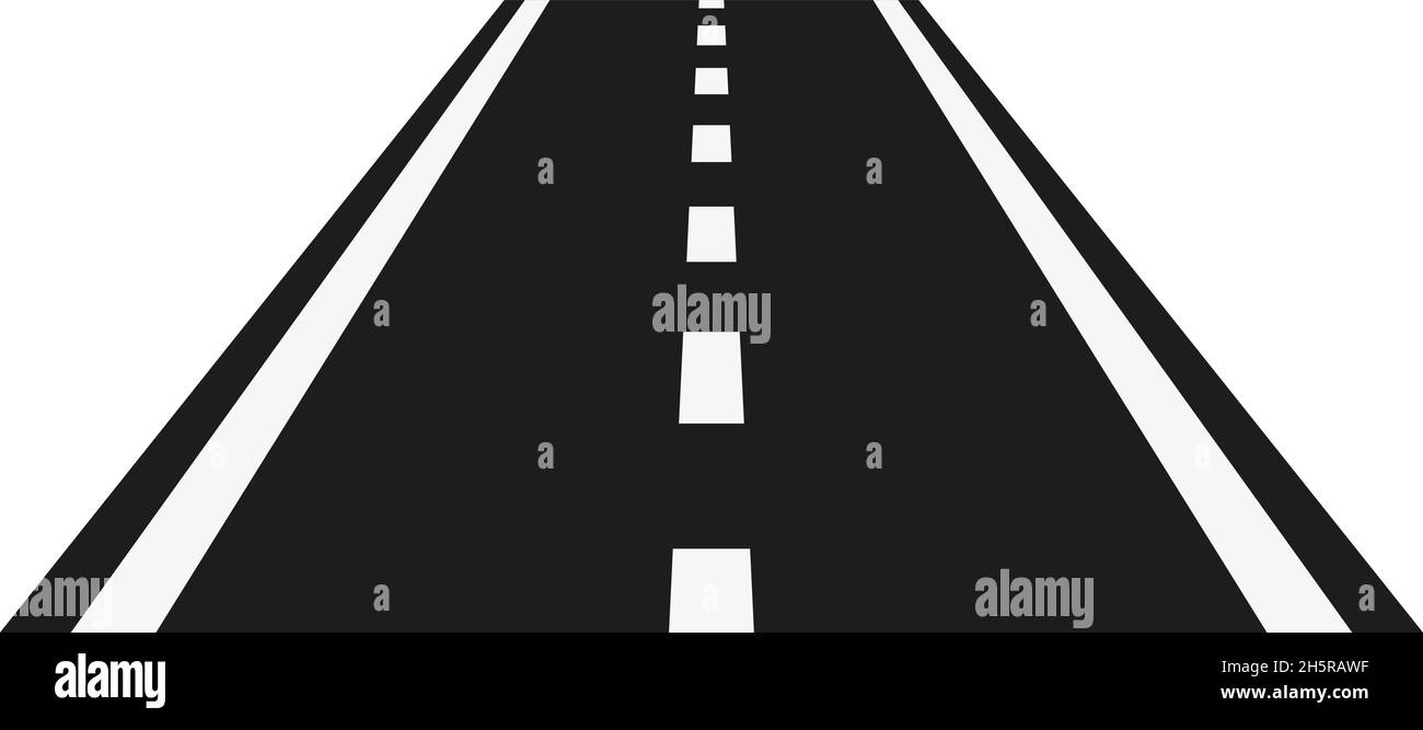 road icon isolate on white background, vector illustration Stock Vector ...