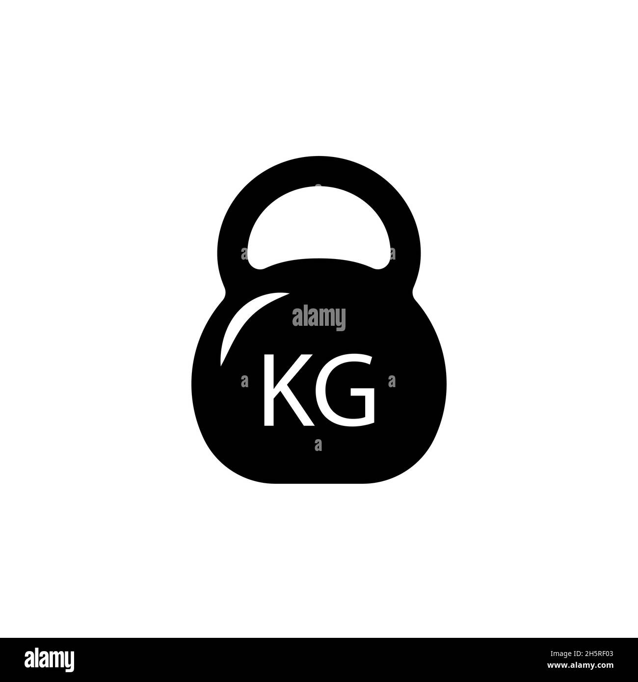 Kettlebell icon for web design. Gym workout equipment. Vector ...