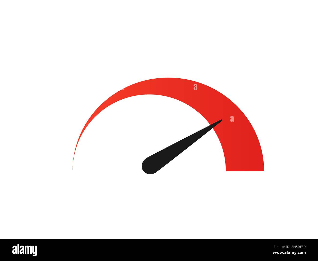Speedometer logo design. Flat simple vector icon. Isolated illustration Stock Vector