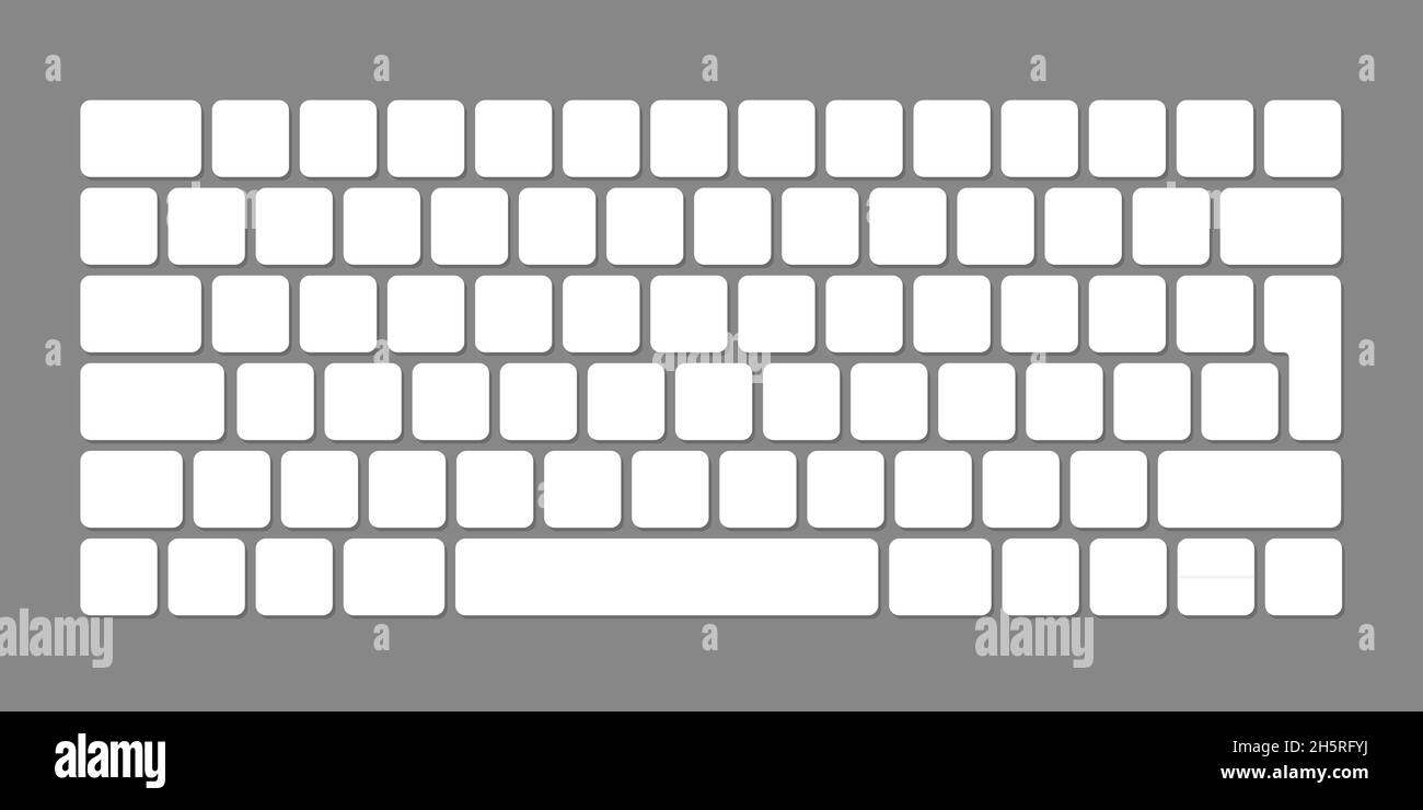Keyboard laptop isolated vector. Flat graphic design. Computer icon. Vector illustration Stock Vector