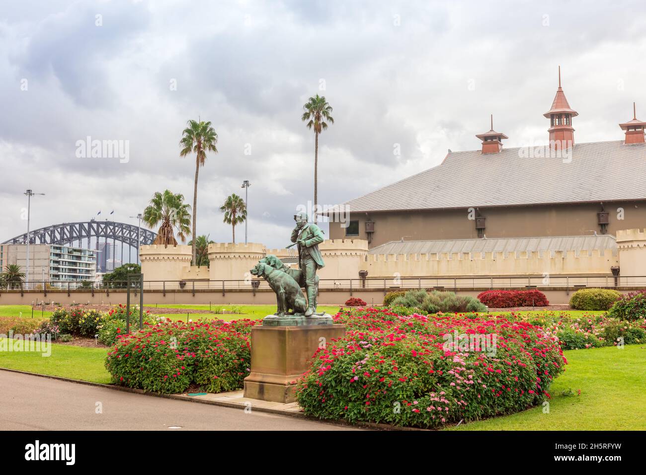 The fake bronze Huntsman and Dogs statue by Henri Alfred Marie