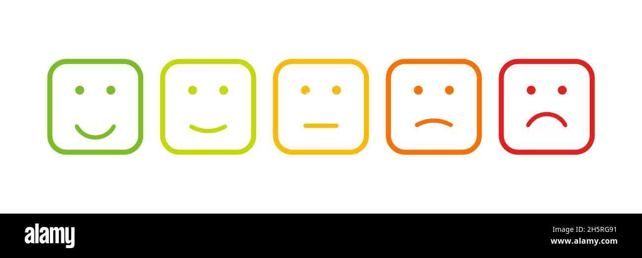 Emotions icon for concept design. Vector flat character design Stock ...