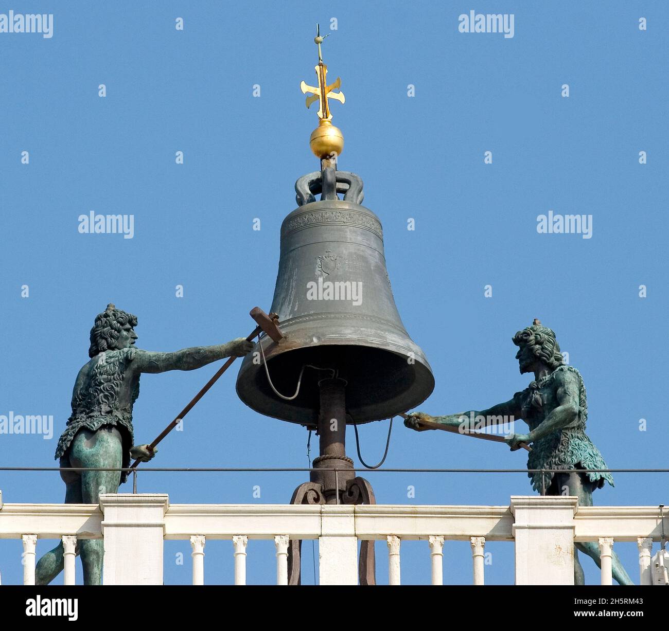 "Los Moros", Torre dell'Orologio. Venezia. Veneto. Italia Stock Photo