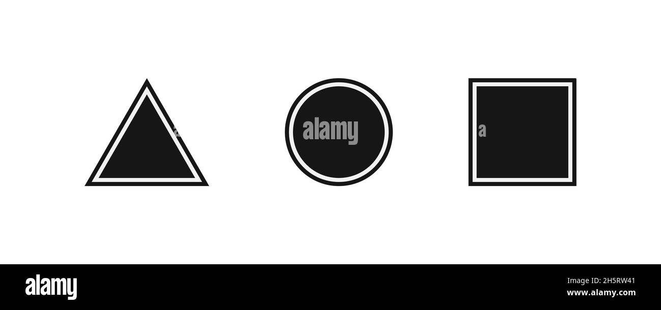 Basic square circle triangle diamond hires stock photography and