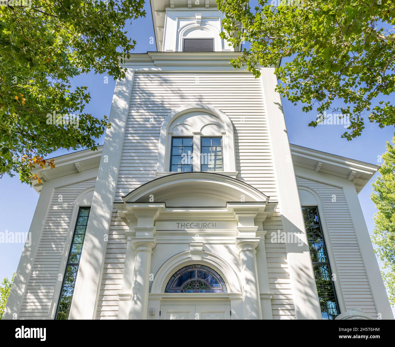 The Church, a nonprofit arts center in Sag Harbor, NY Stock Photo Alamy
