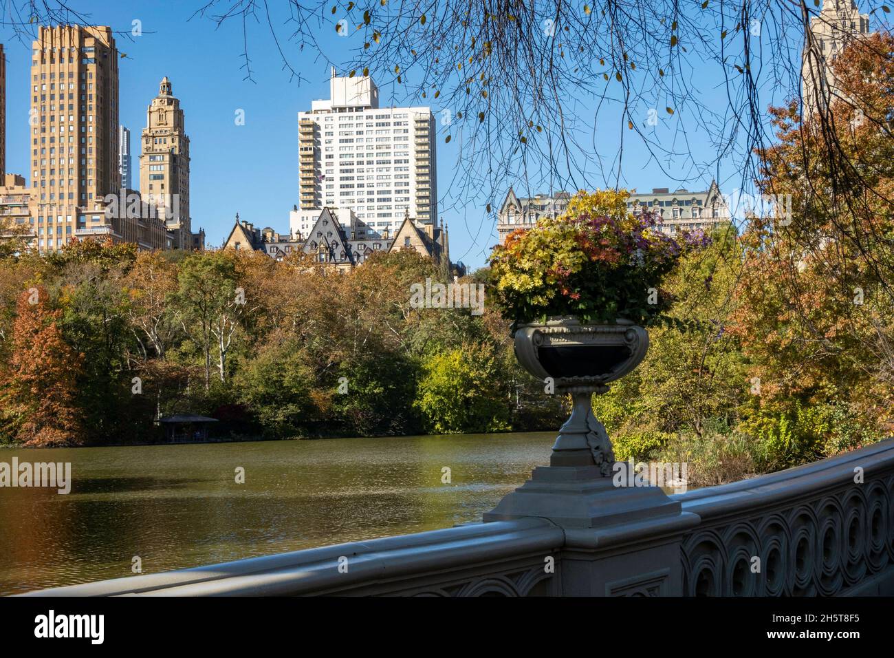 Central Park is popular in the fall season, New York City, USA Stock Photo Alamy