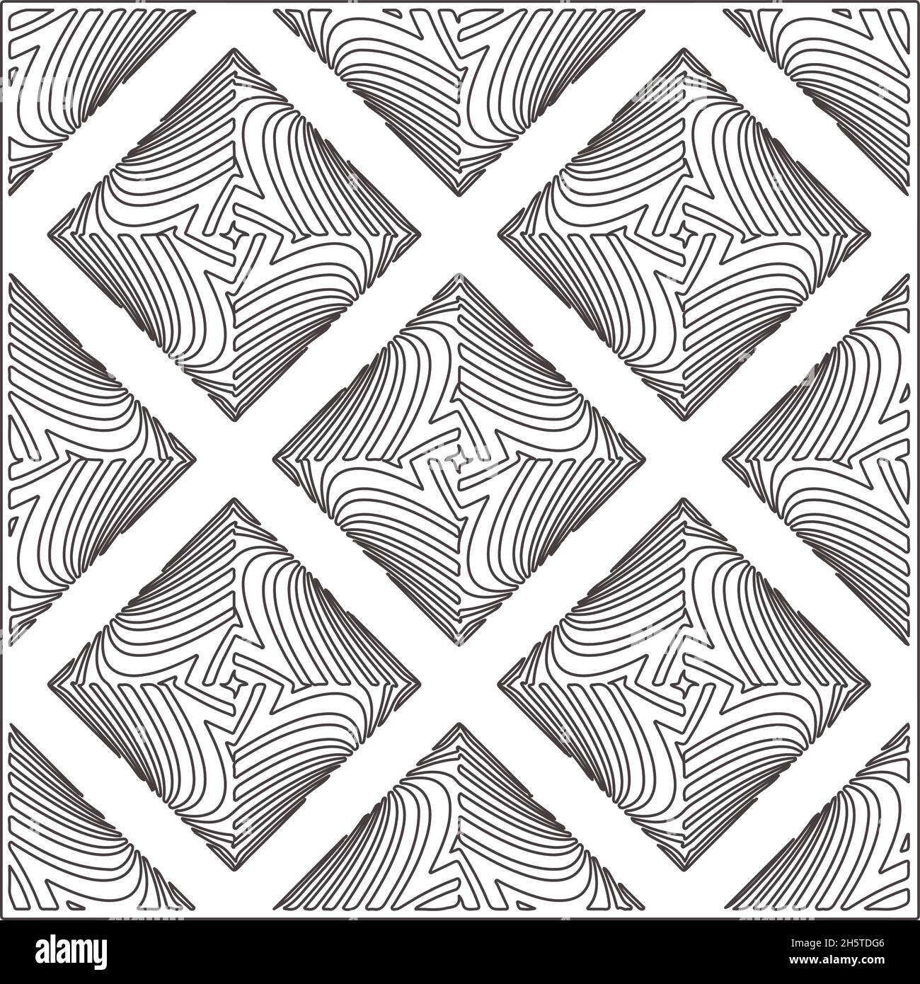 Geometric Repeating Tile Repeating geometric tiles from striped elements.Modern geometric ...