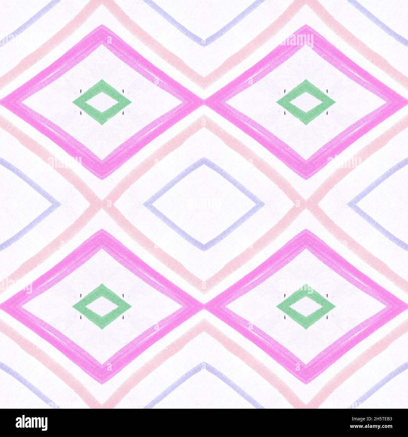 Drawn in Bold Mexican Pattern. Seamless Stock Photo