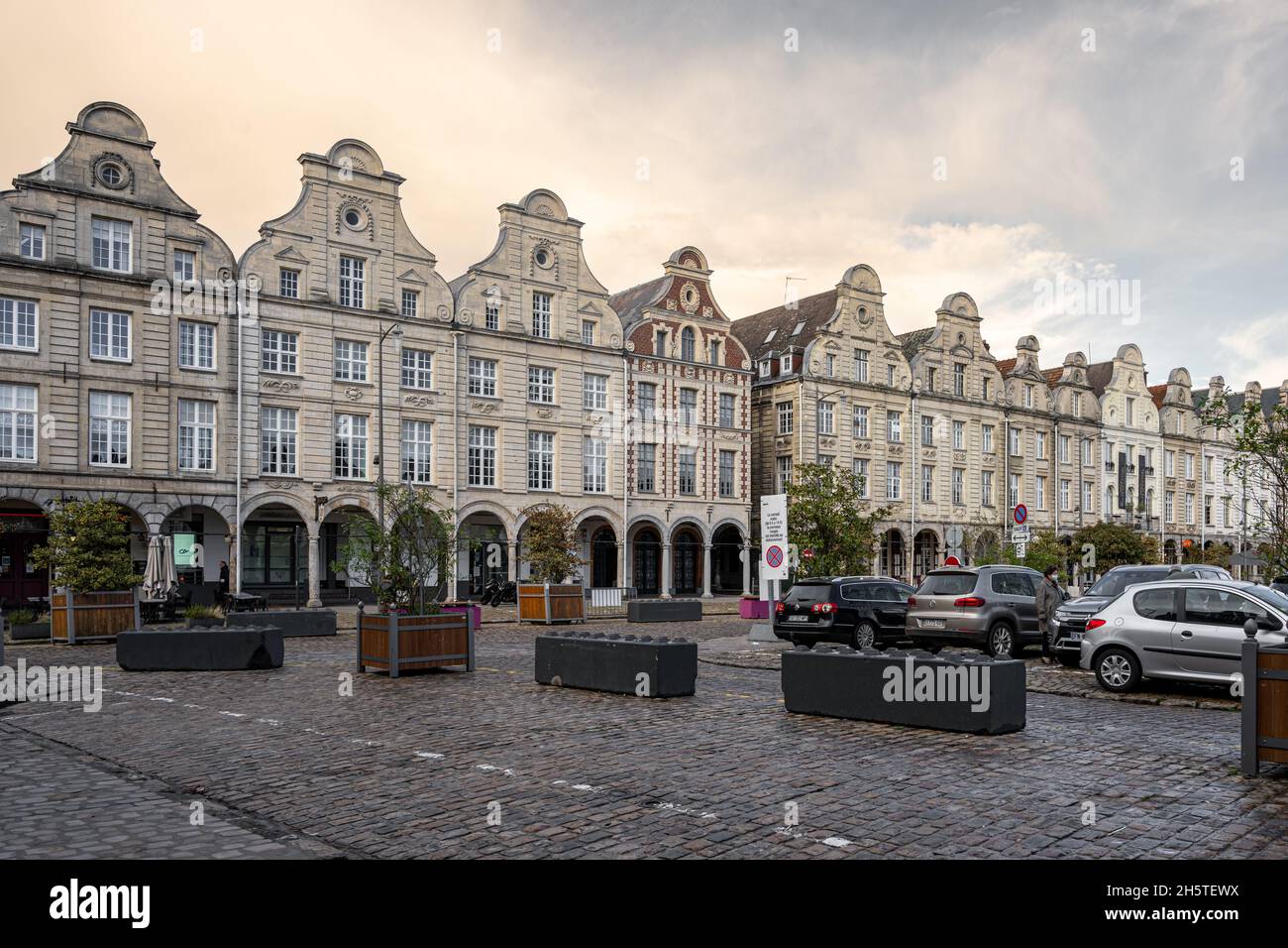 Arras, France November 4, 2021 Town square of Arras, France. UNESCO