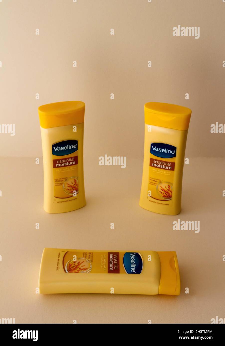 Vaseline cream for the dry skin Stock Photo