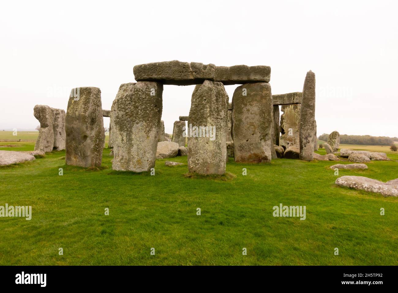 Stonehenge neolithic monument, Amesbury, Wiltshire. Stock Photo