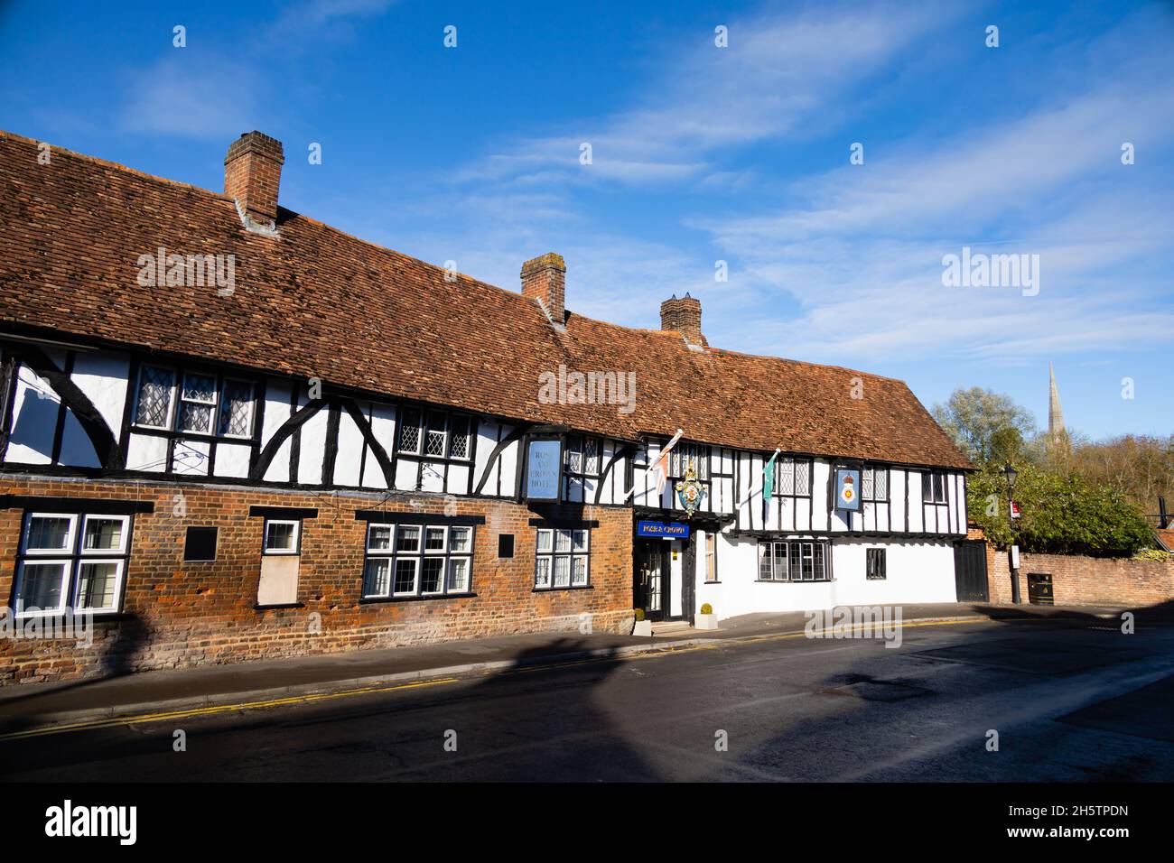 The Rose and Crown Hotel. Harnham Road, Salisbury, Wiltshire, England