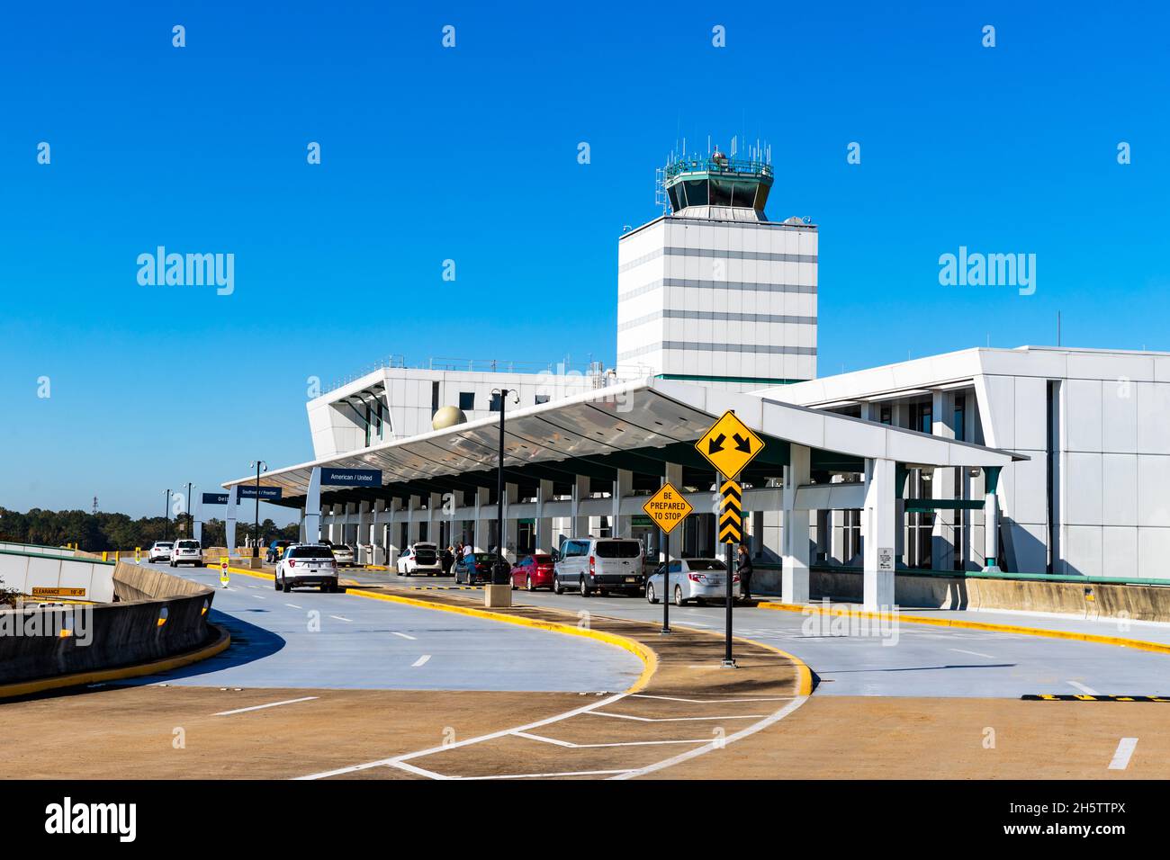 Jackson, MS - October 31, 2021: Jackson Medgar Wiley Evers International Airport Stock Photo