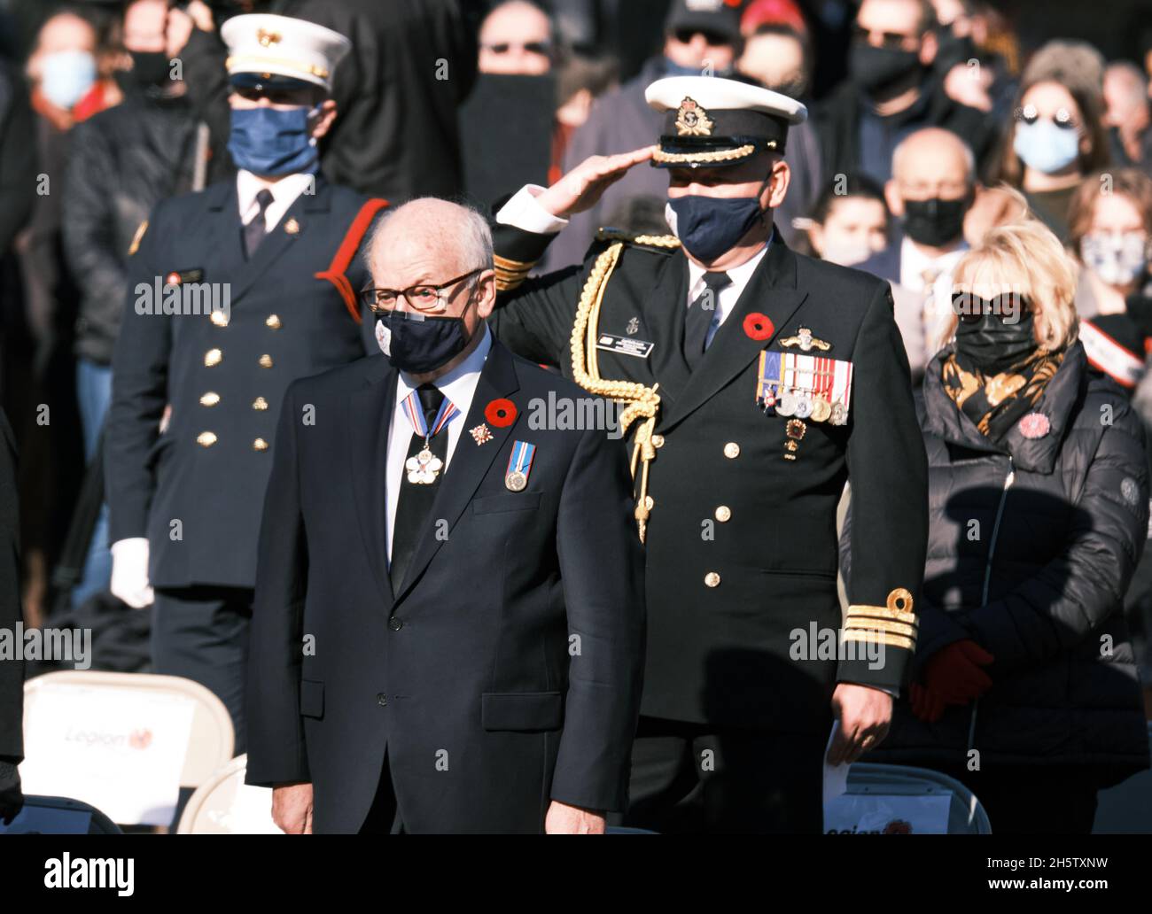 Halifax, Nova Scotia, Canada. November 11th, 2021. Remembrance Day