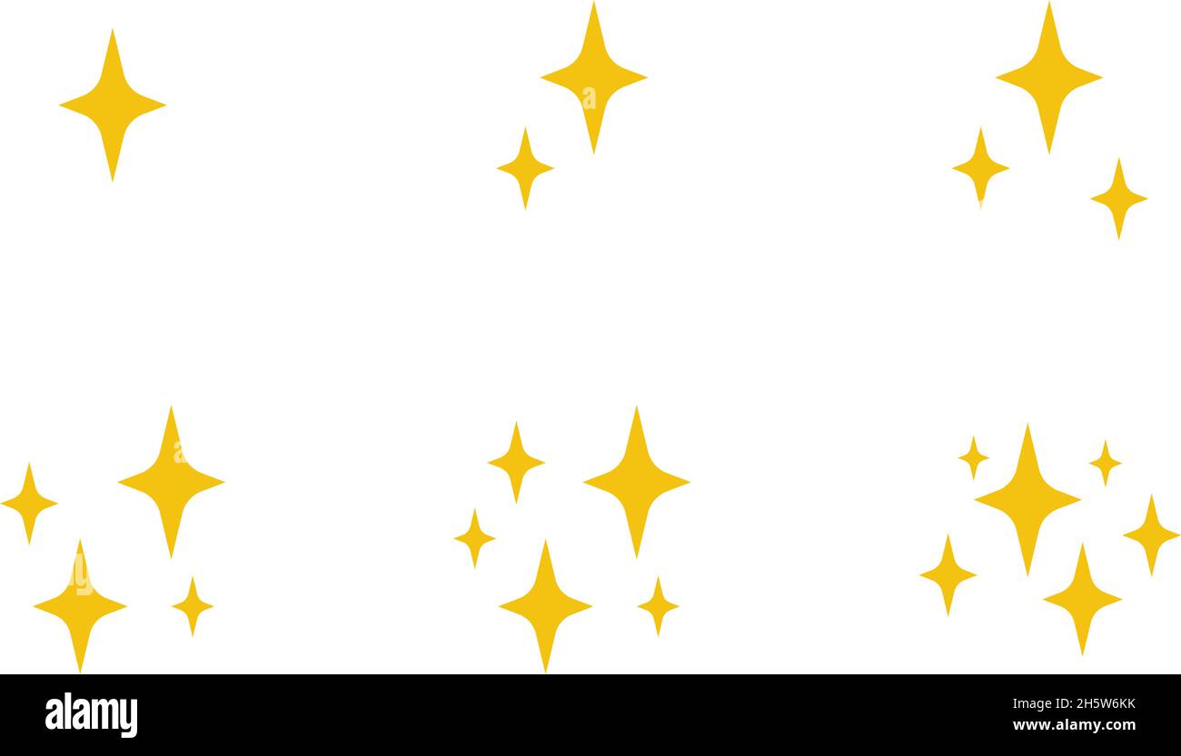 stars set in flat style, isolated on white background Stock Vector ...