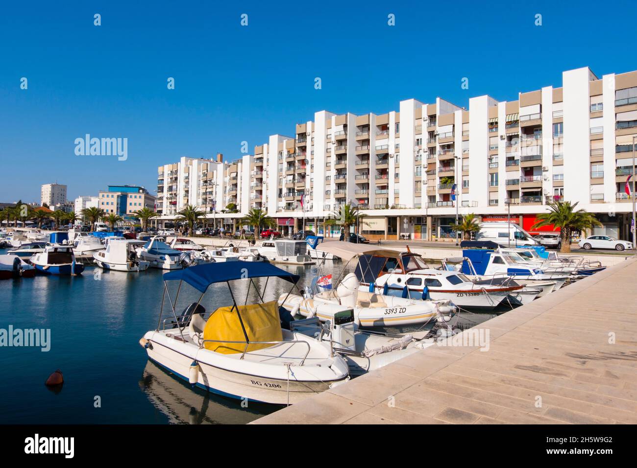 Marina, Jazine, Zadar, Croatia Stock Photo - Alamy