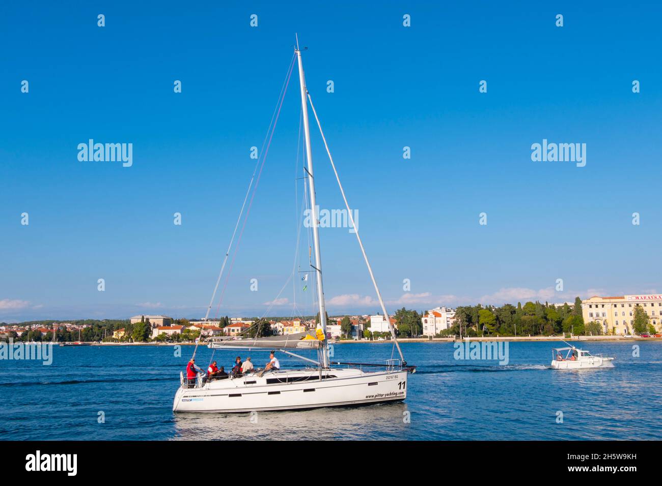 Sailing boat, Zadar, Croatia Stock Photo Alamy
