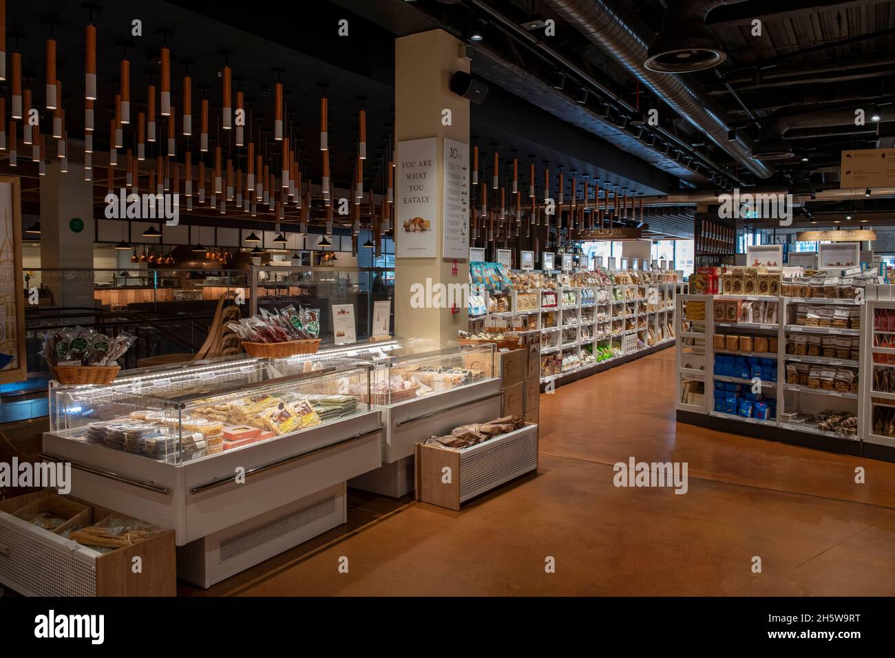 Eataly in London, an Italian food hall near Liverpool street station