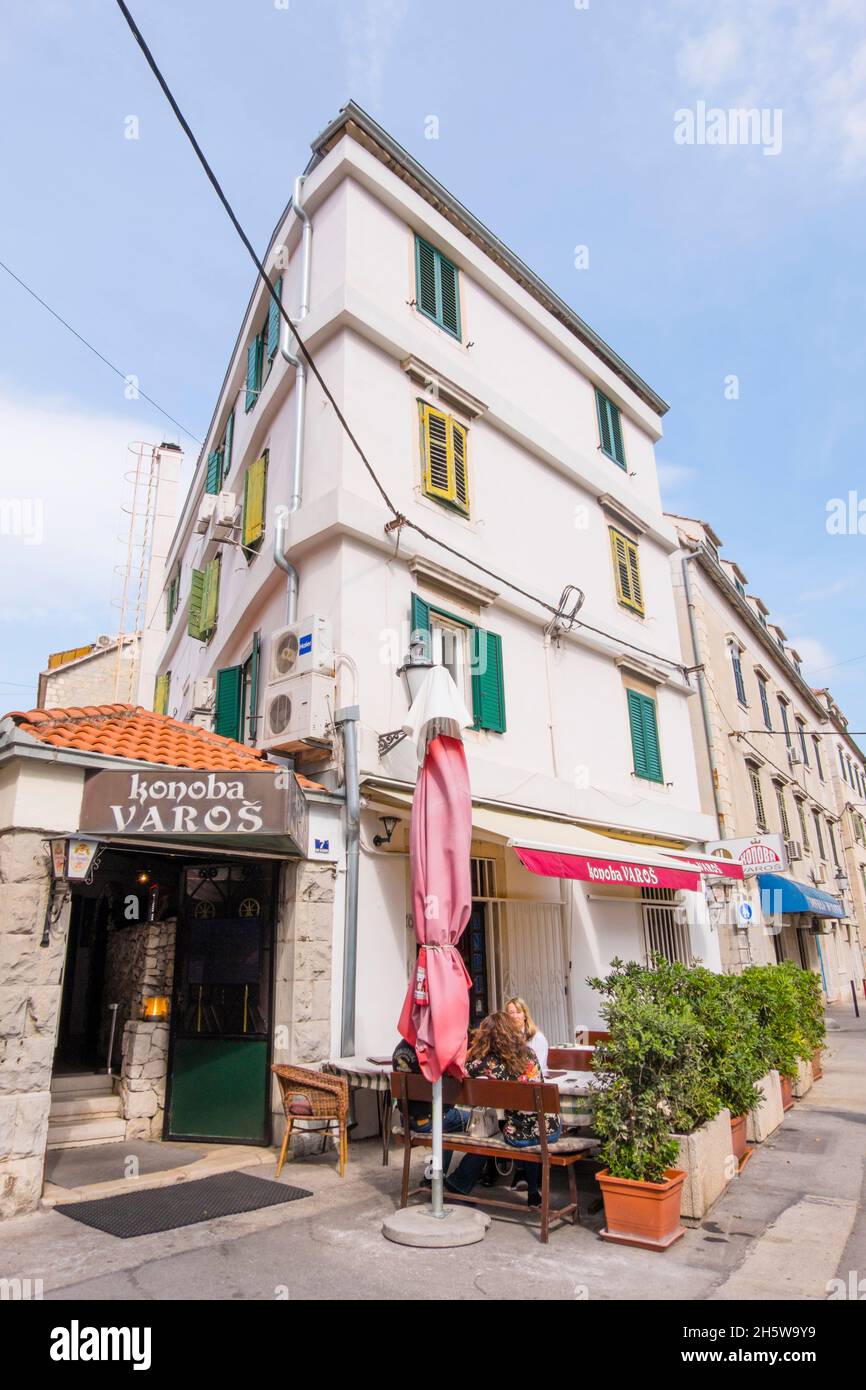 Konoba Varos, Varos district, Split, Croatia Stock Photo
