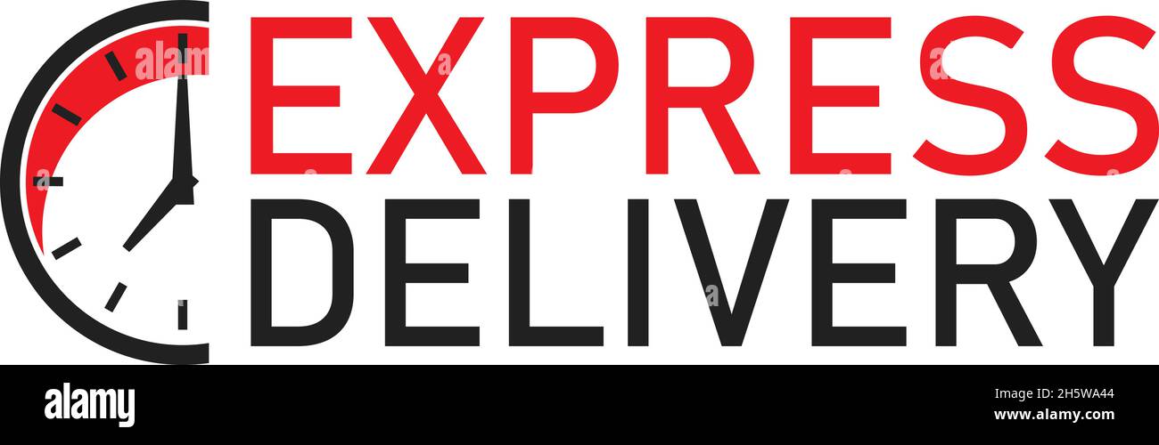 Express delivery logo hi-res stock photography and images - Alamy