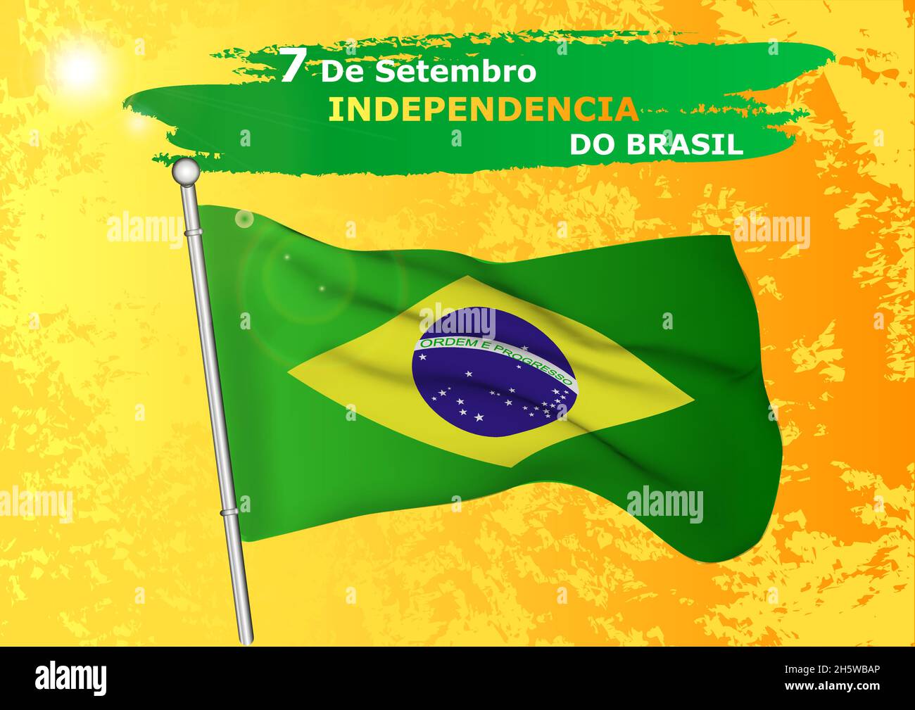 7 de setembro independencia do brasil, Illustration Independence Day of ...