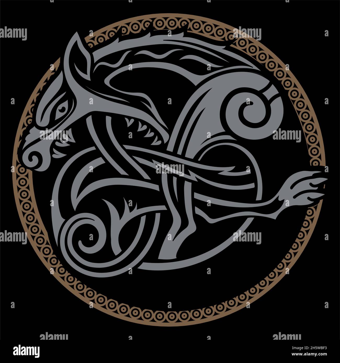 Viking Runthe Ancião Futhark Símbolos Alfabet Set Norse Mythology  Escandinávia Ilustração do Vetor - Ilustração de vida, mistério: 250101973