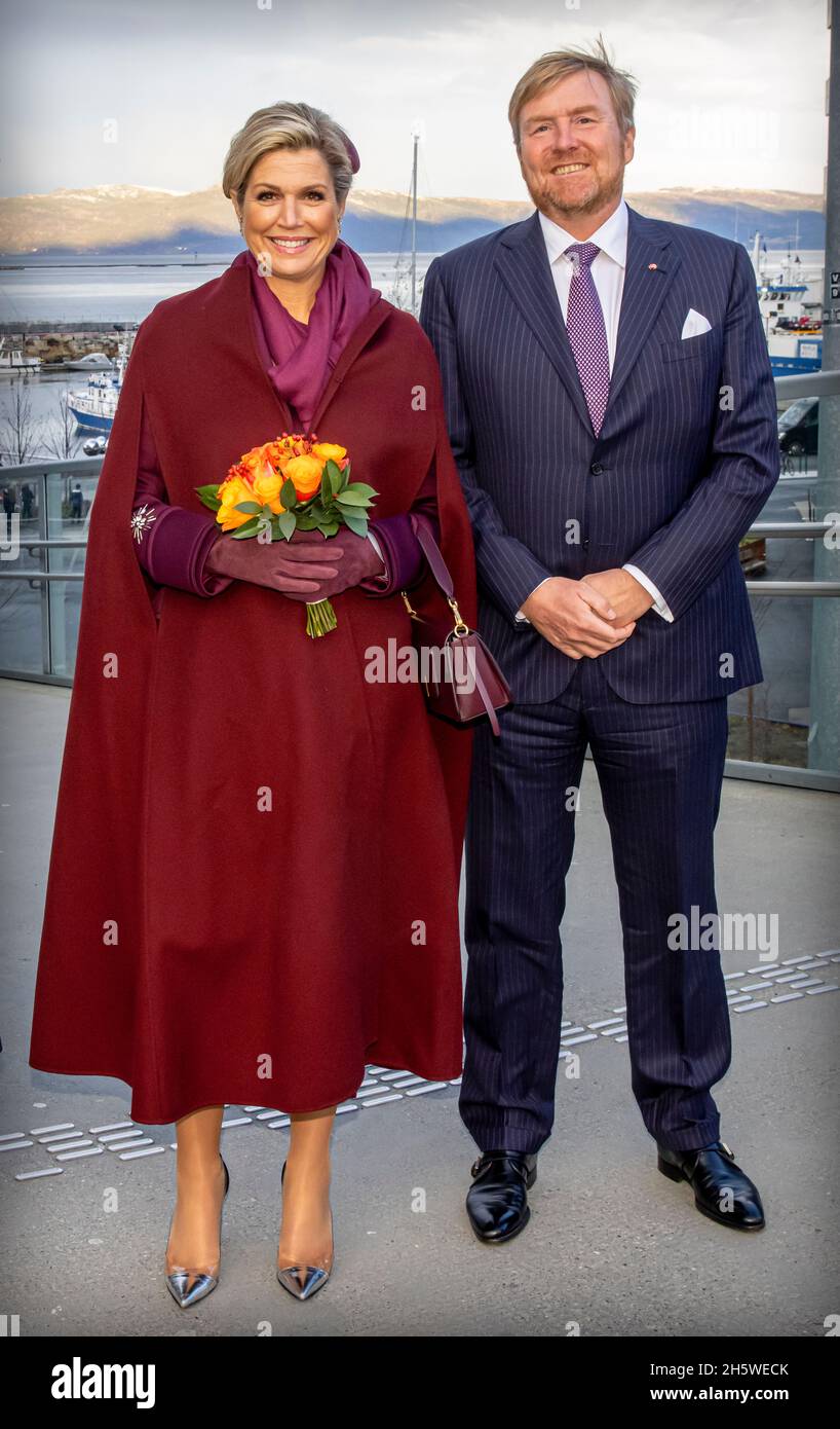 Trondheim Norway 11th Nov 21 King Willem Alexander And Queen Maxima Of The Netherlands And Crown Prince Haakon And Crown Princess Mette Marit Of Norway Visit The Powerhouse Brattorkaia In Trondheim 11 November 21
