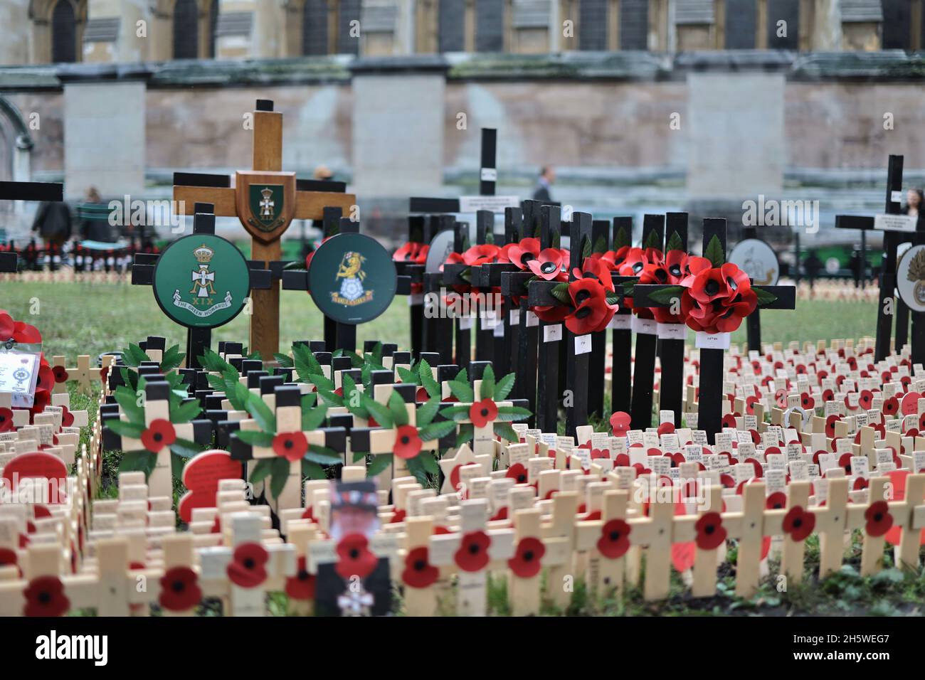 High Roding War Memorial Memorial crosses seen in the Westminster Abbey.The Westminster Abbey ...