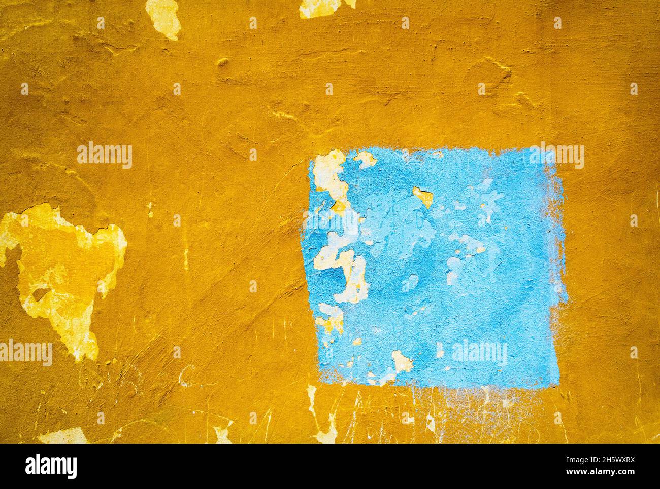 Abstract painted old cracked weathered cement wall background texture Stock Photo