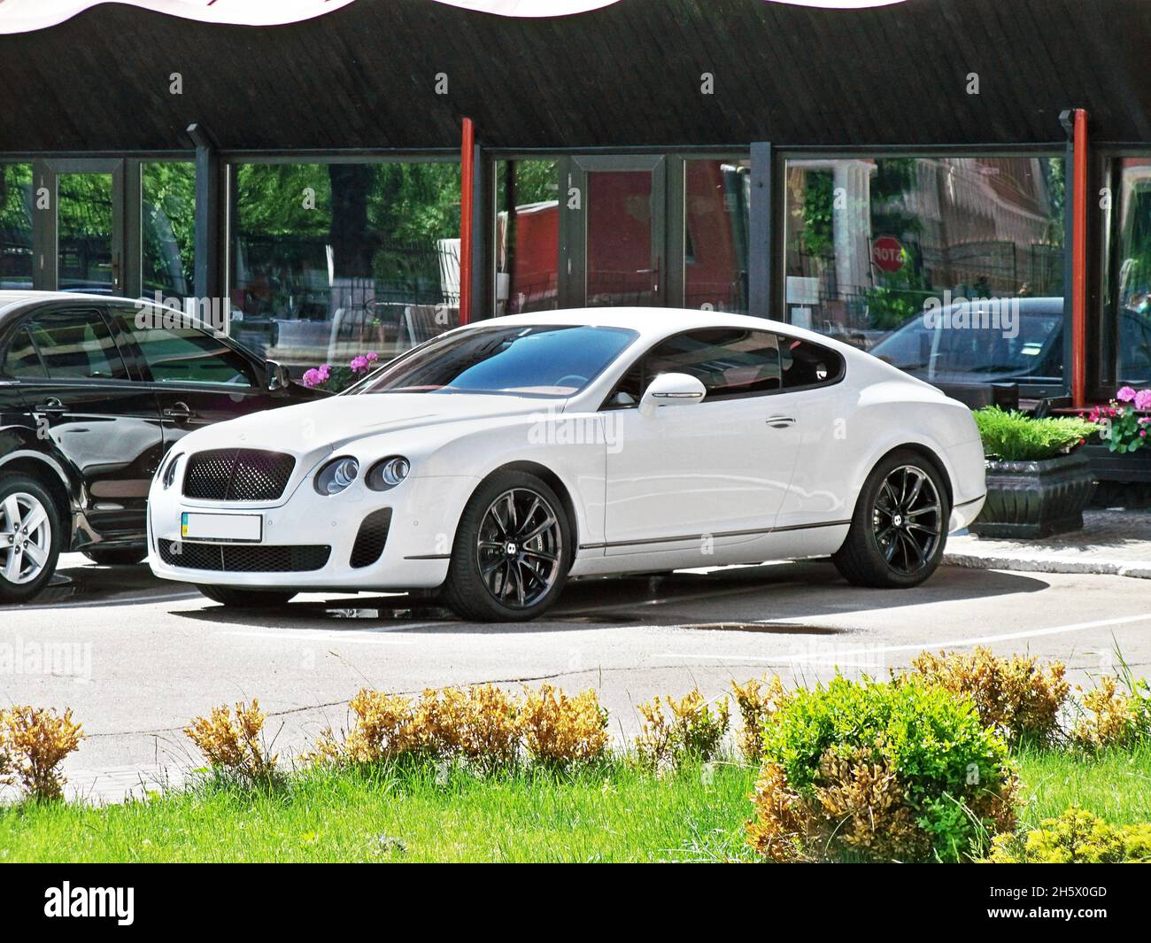 Kiev, Ukraine - November 3, 2013: Bentley Continental Supersports in the city Stock Photo