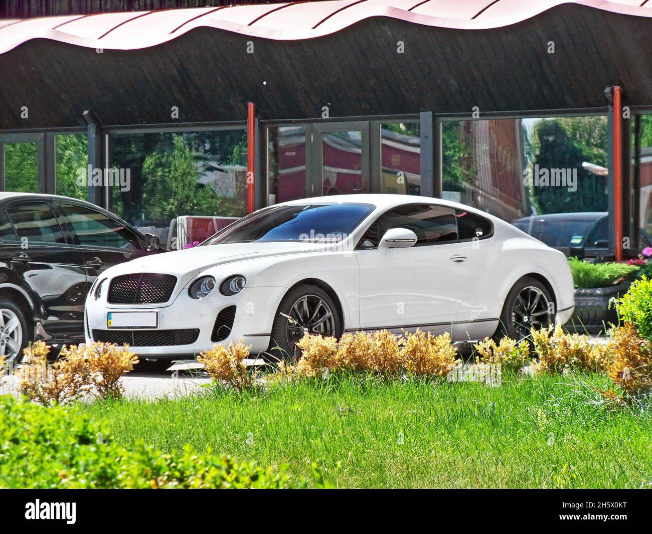 Kiev, Ukraine - November 3, 2013: Bentley Continental Supersports in the city Stock Photo