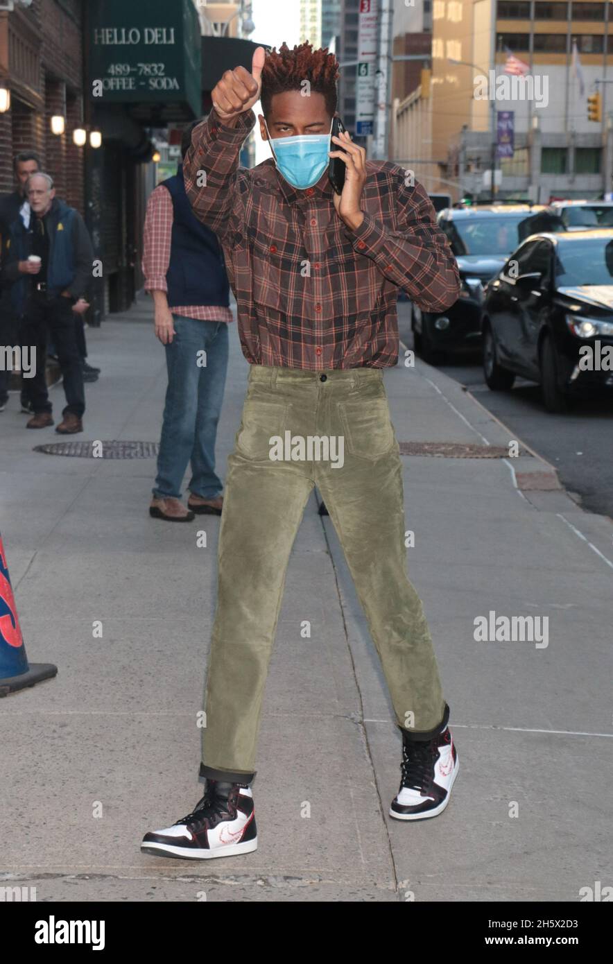 New York - NY - 20211021 Jon Batiste is photographed at the Late Show