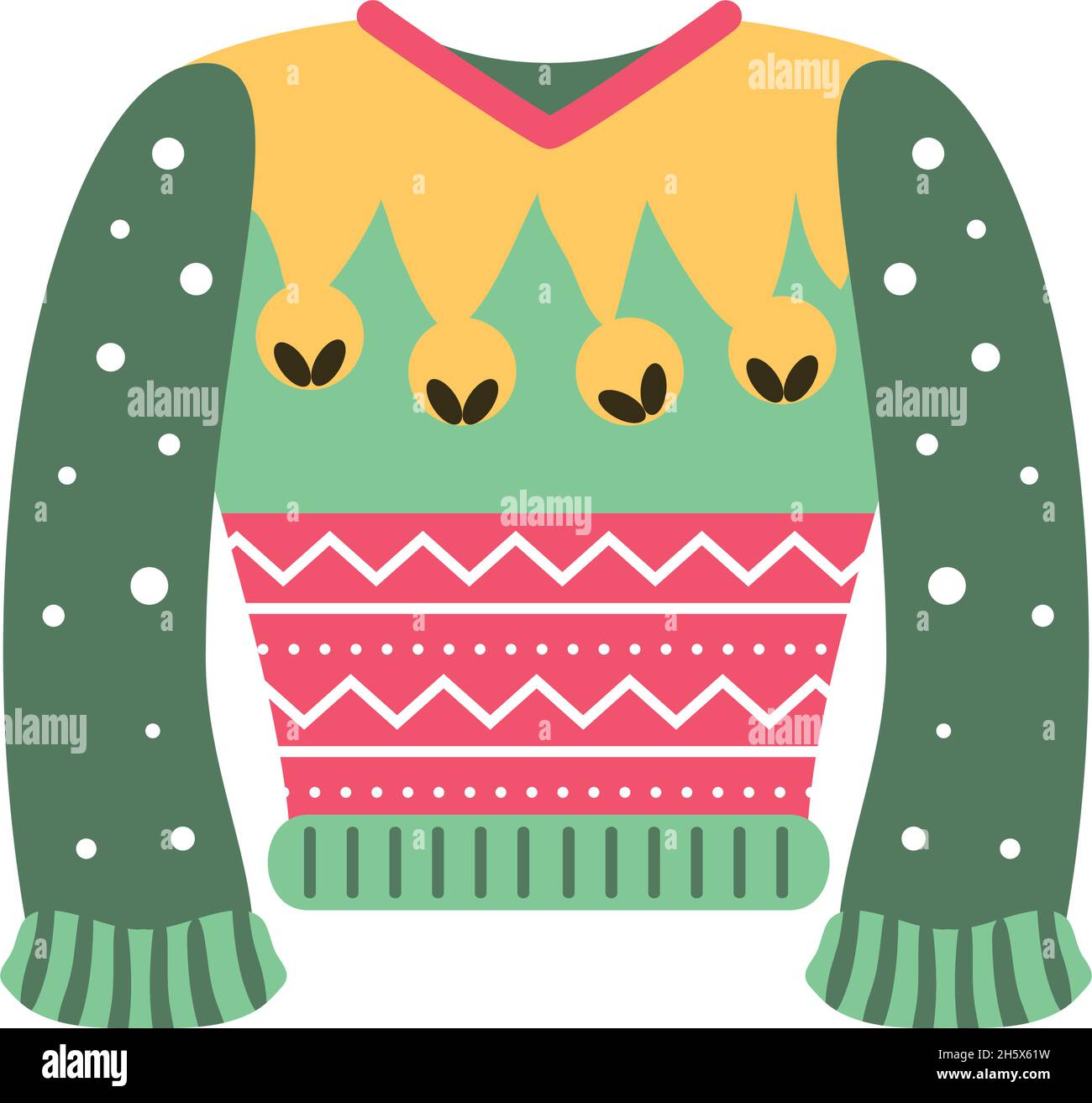 decorative ugly sweater Stock Vector Image & Art - Alamy