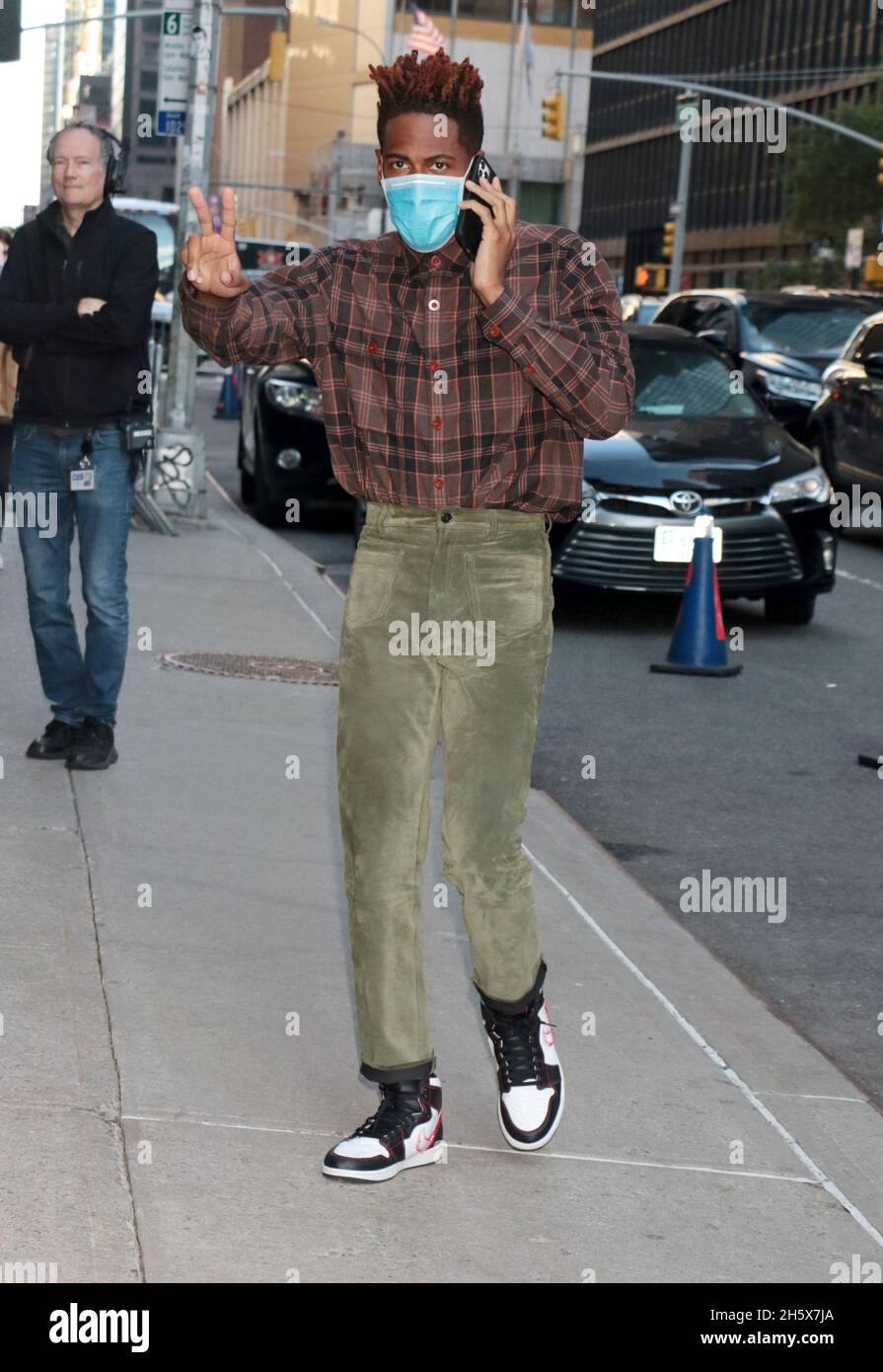 New York - NY - 20211021 Jon Batiste is photographed at the Late Show