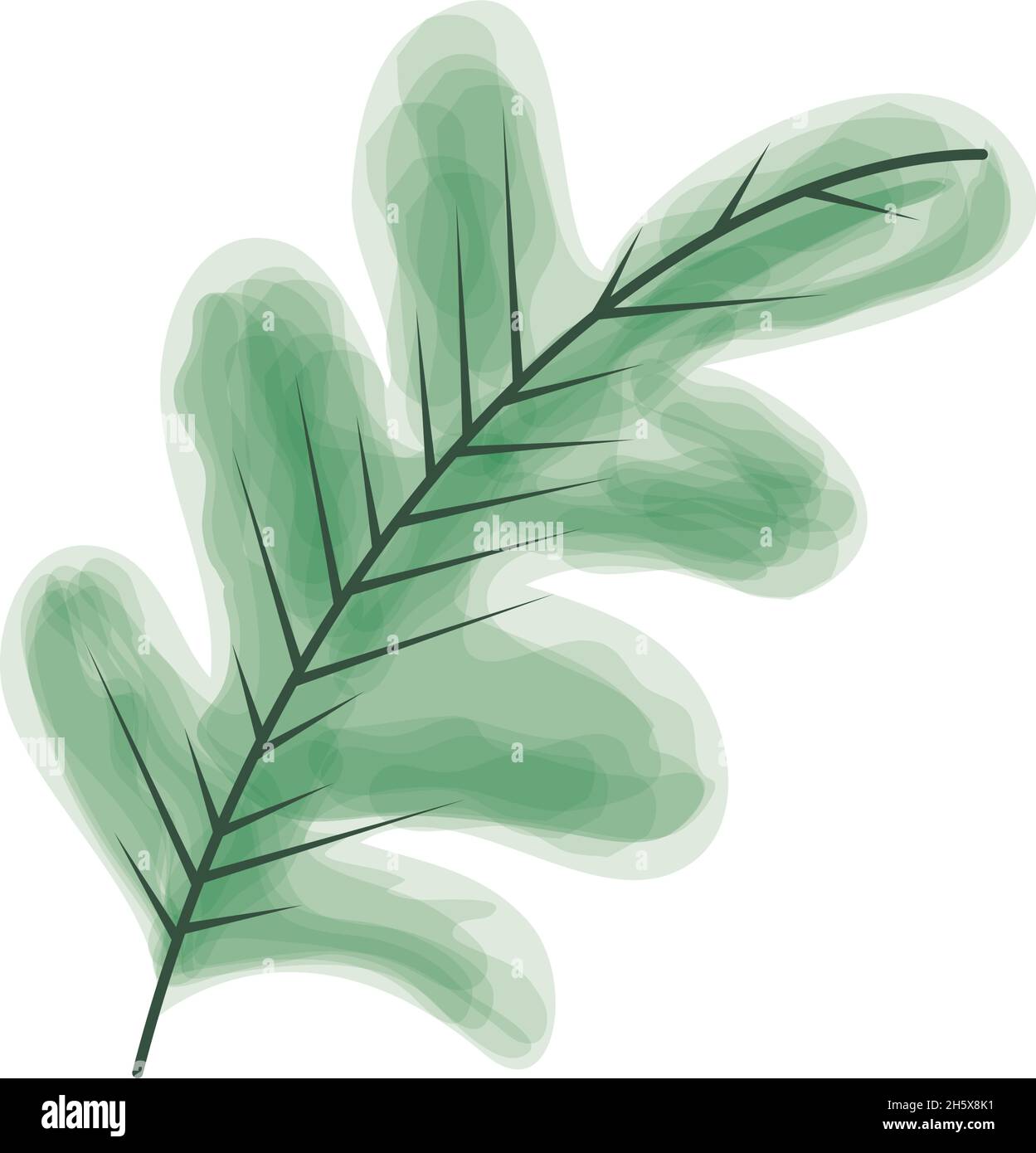 leaf vegetation icon Stock Vector Image & Art - Alamy