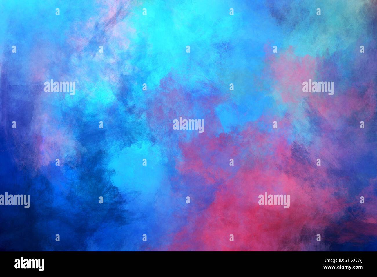 Colorful paint lines spots Modern artwork on canvas Chaotic pattern Creative texture Stock Photo
