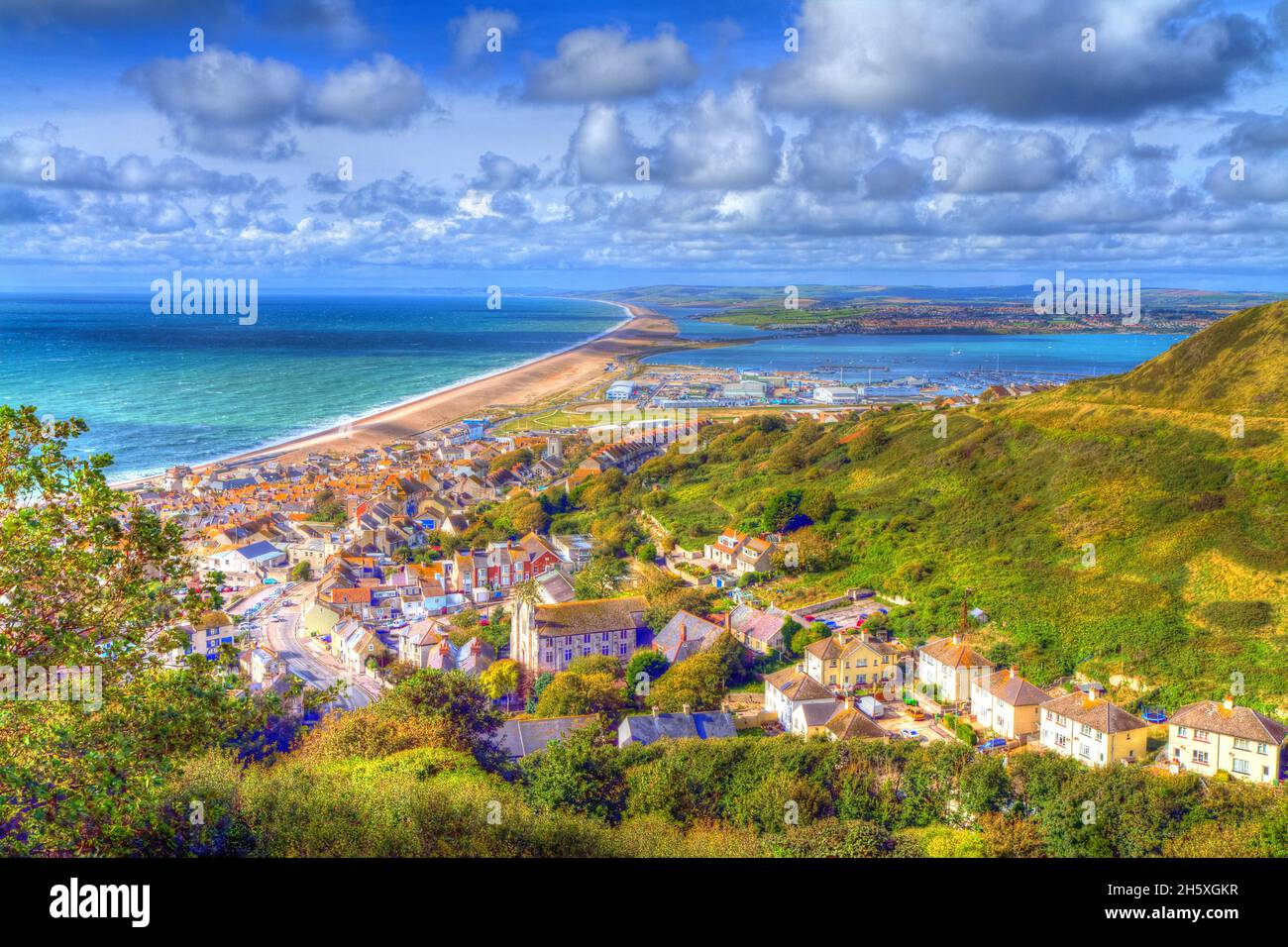 Chesil beach, Dorset - Stock Image - E280/0343 - Science Photo Library