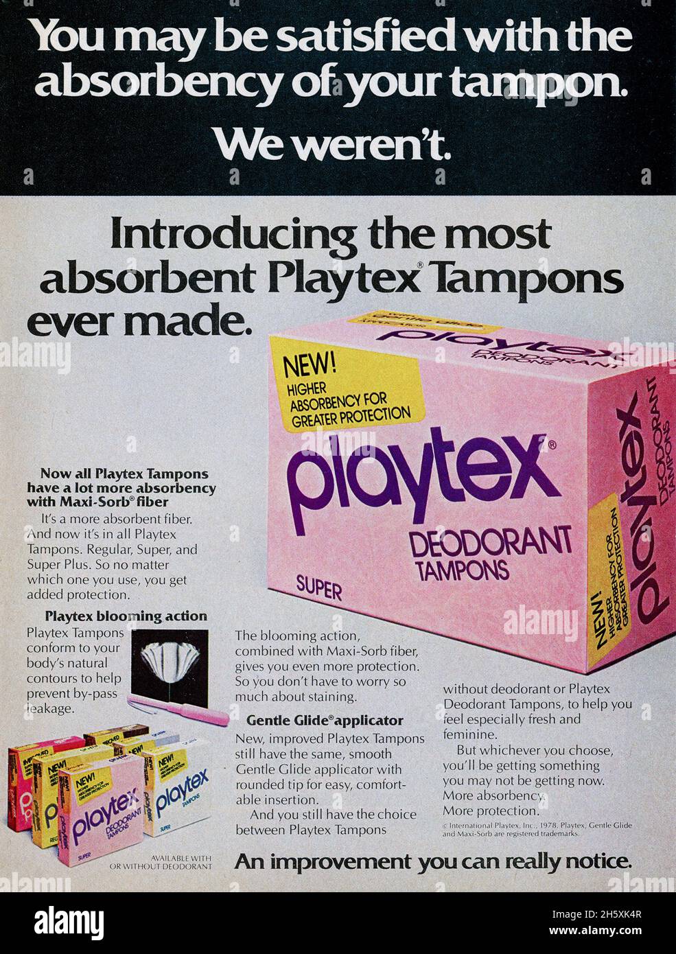 Tampons ad hi-res stock photography and images - Alamy