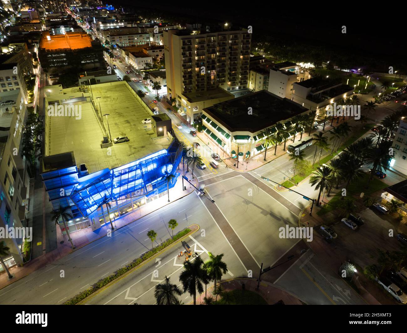 miami Beach, FL, USA November 9, 2021 Aerial photo of the Equinox