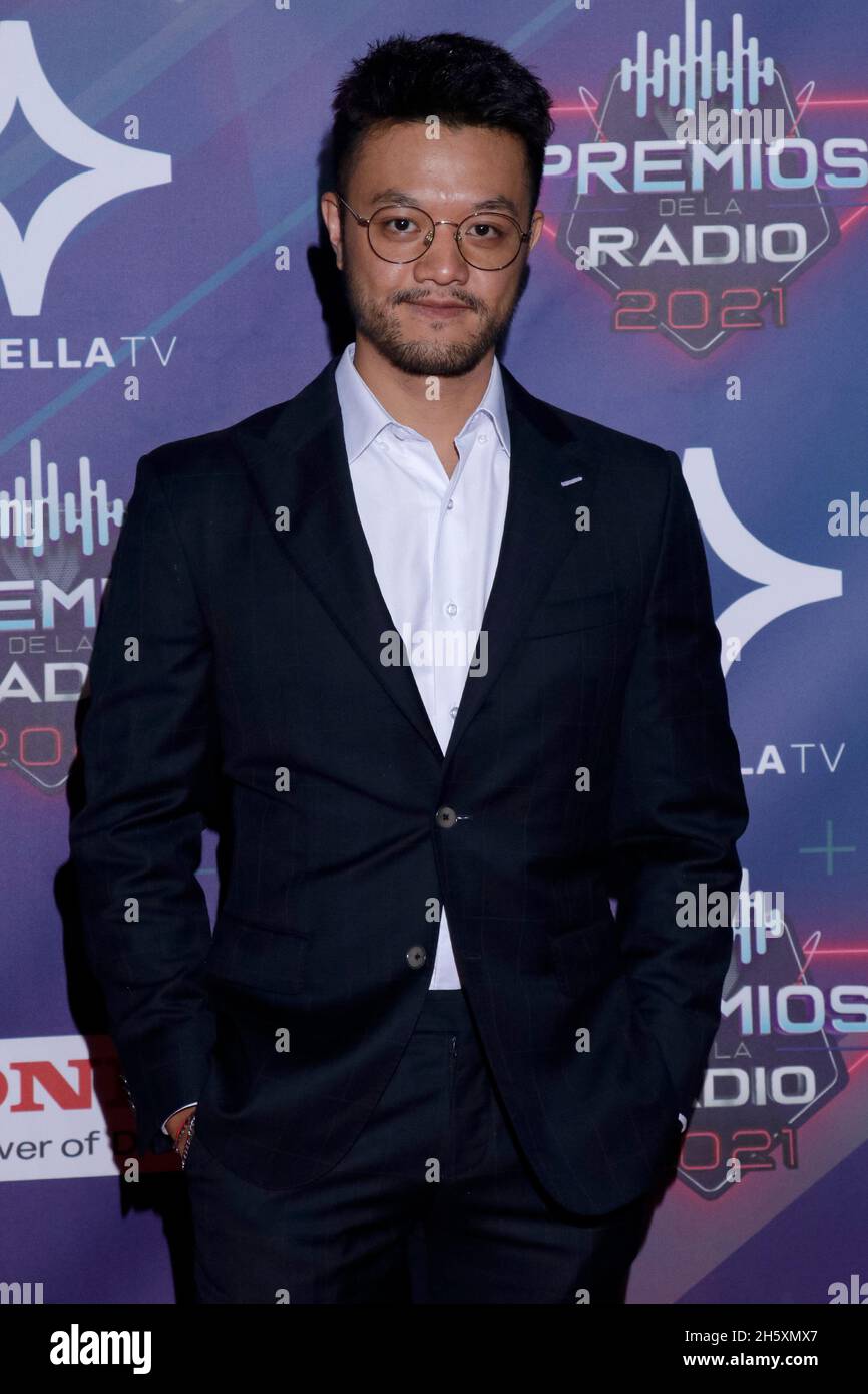 2021 Radio Awards, an event that recognizes the best of regional Mexican music, and which is held for the first time in Mexico Stock Photo