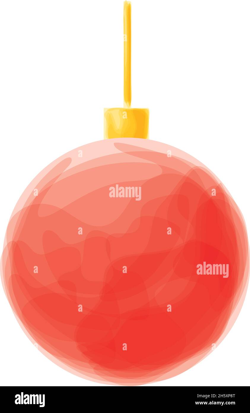 christmas red ball Stock Vector Image & Art - Alamy
