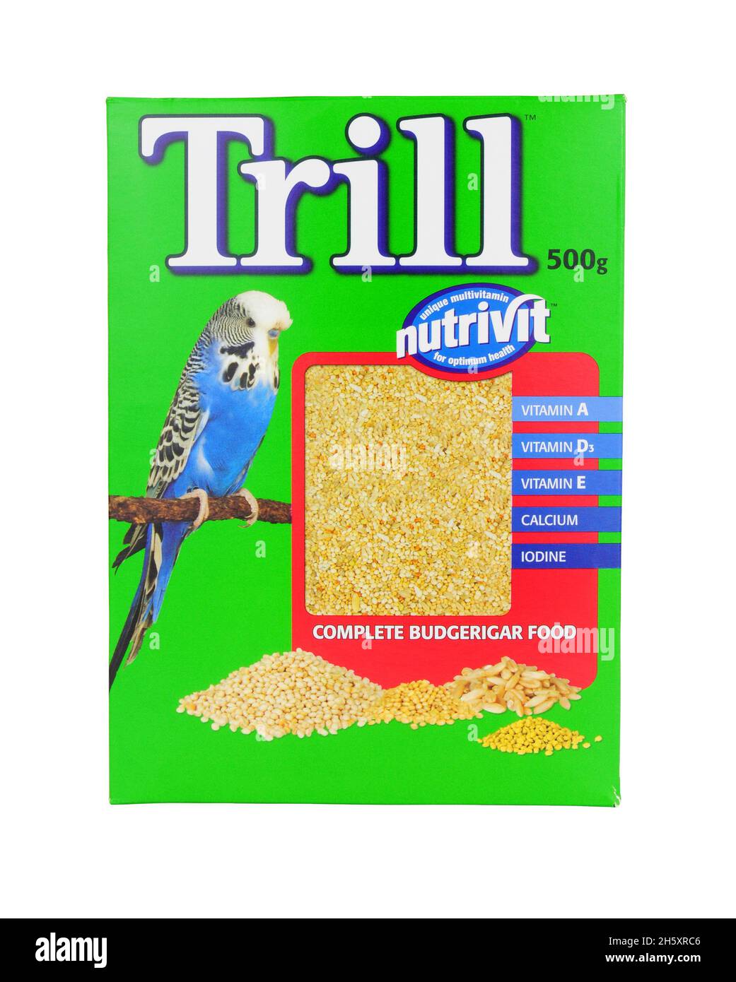 Box of Trill Nutrivit complete budgerigar bird seed grains with added