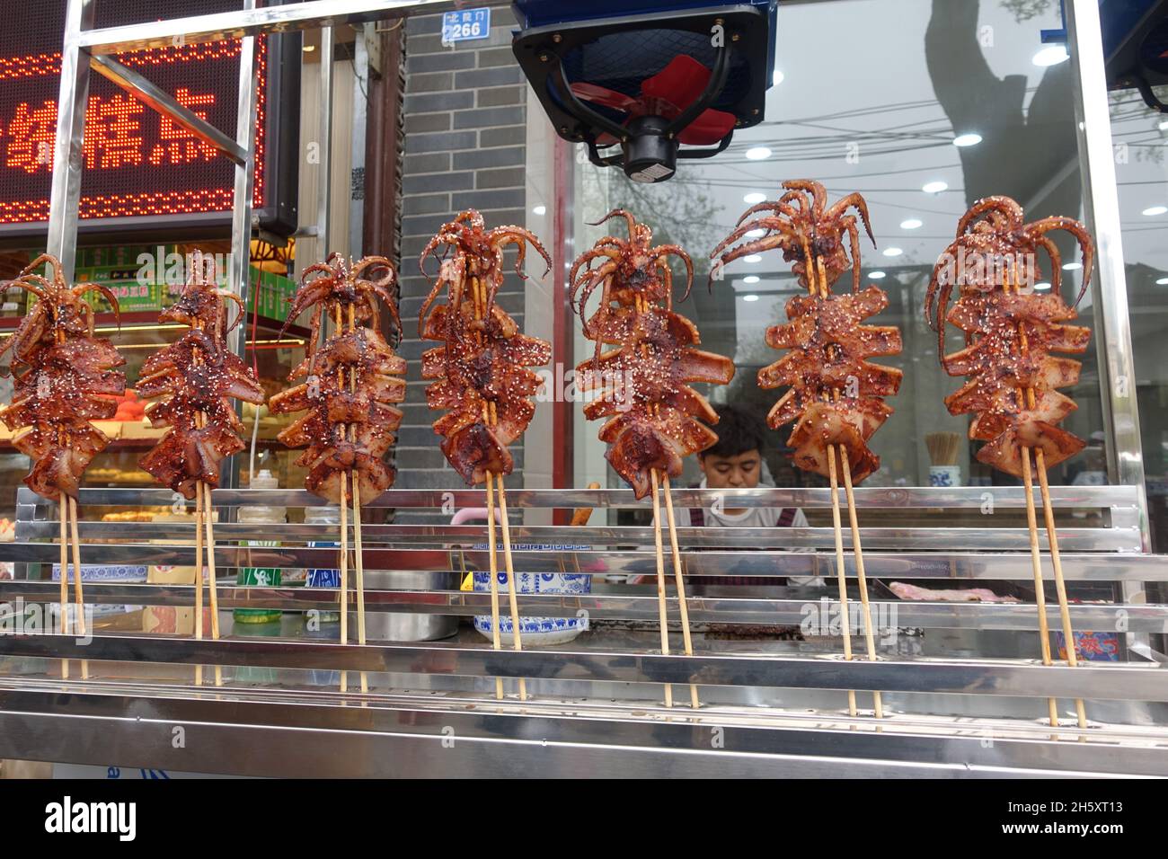 Muslim Quarter in Xi'an, China is a favorite place for foodies to roam